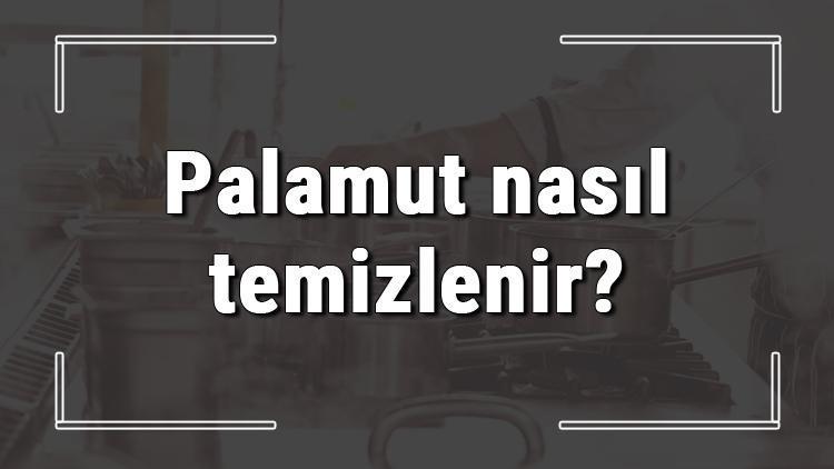 Palamut nasıl temizlenir? Palamut evde nasıl temizlenir?