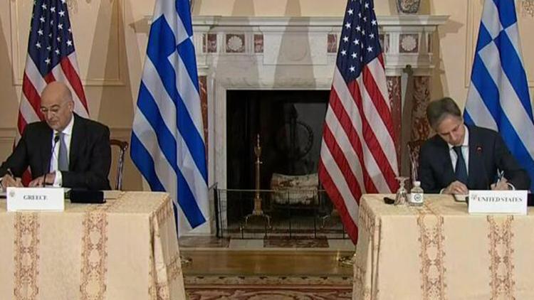 Son dakika: ABD ve Yunanistan savunma anlaşması imzaladı