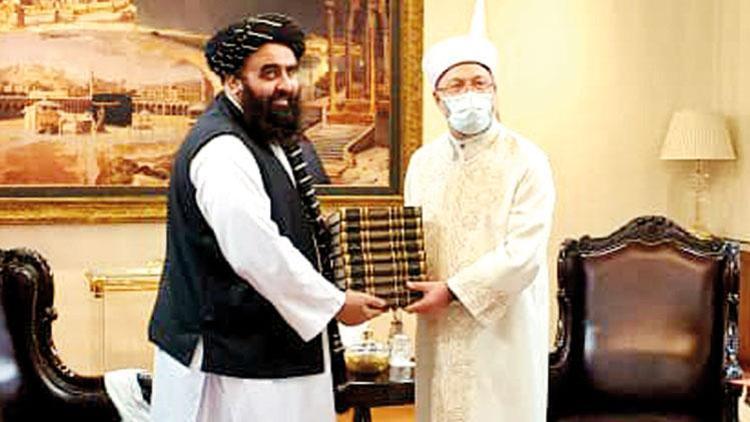 Diyanet İşleri Başkanı, Taliban heyetiyle görüştü
