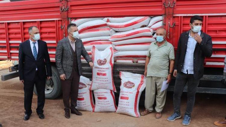 Midyatta kuraklıktan etkilenen 139 çiftçiye tohum desteği