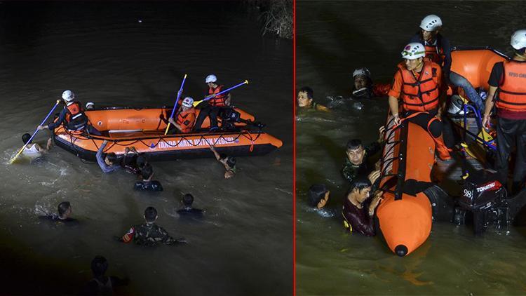 Endonezyada korkunç olay: 11 çocuk nehri temizlerken boğuldu