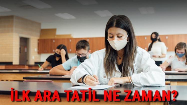 İlk ara tatil ne zaman başlayacak? Okullarda ilk ara tatil tarihleri açıklandı!