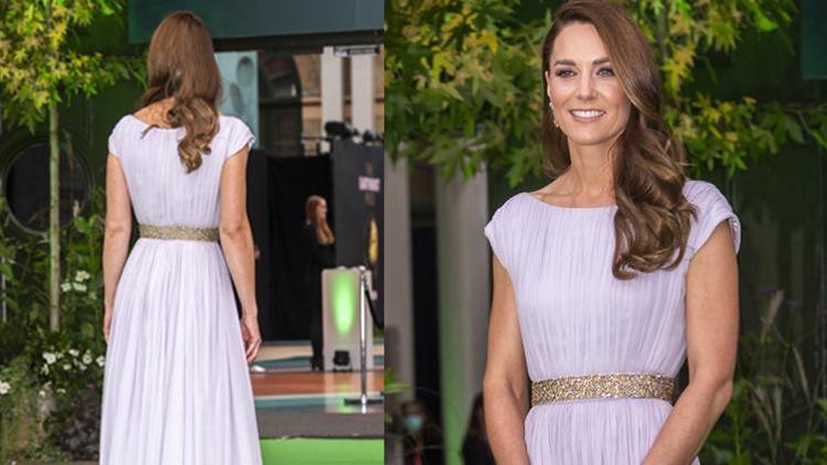 Kate Middleton 10 yılda hiç değişmemiş...  Eski elbisesine gelin kemeri taktı