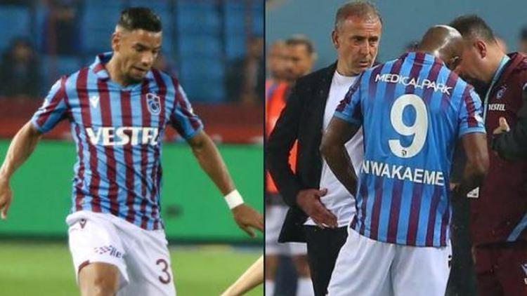 Son Dakika: Trabzonsporda sakatlık açıklaması Bruno Peres ve Nwakaeme...