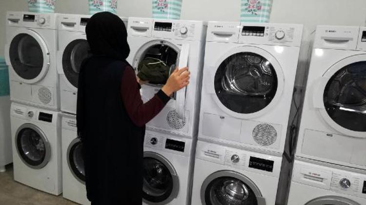 Mardin Büyükşehir Belediyesinden çamaşır yıkama hizmeti
