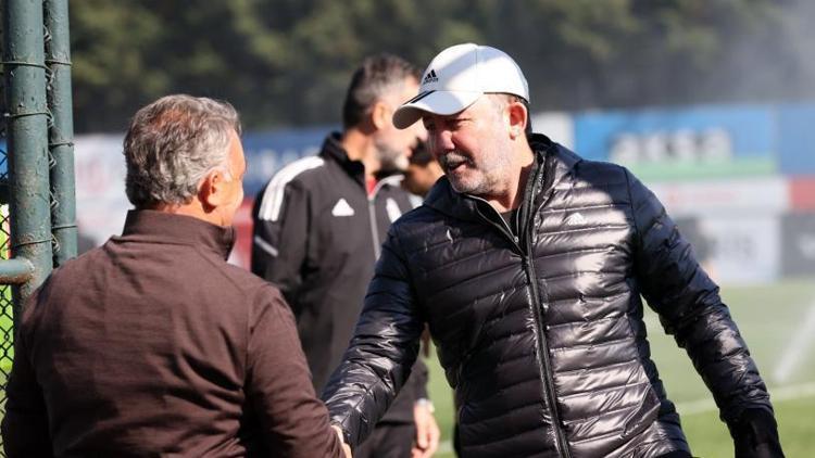 Beşiktaş Başkanı Çebi, derbi hazırlıklarını izledi