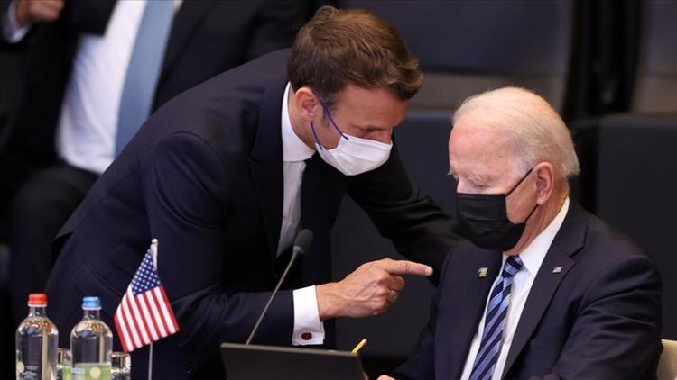 ABD Başkanı Biden ile Fransa Cumhurbaşkanı Macron görüştü