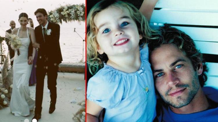 Paul Walkerın kızı Meadow evlendi: Babası onu gelinlikle göremedi