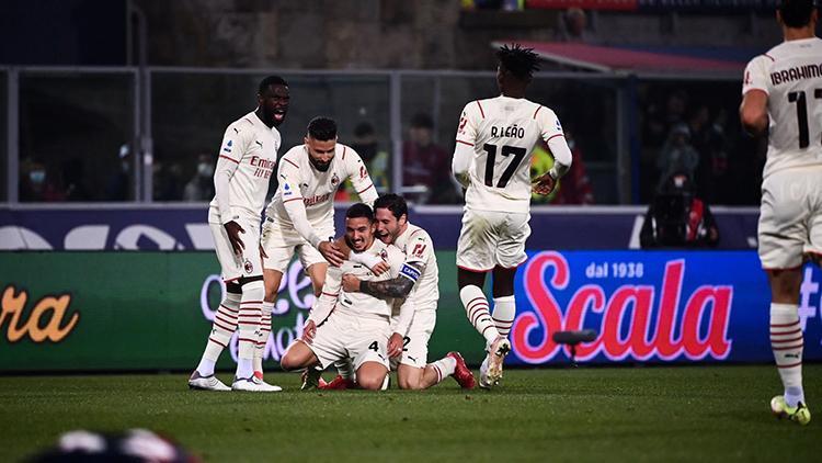 Serie Ada Milan, Bolognayı deplasmanda 4-2 yendi