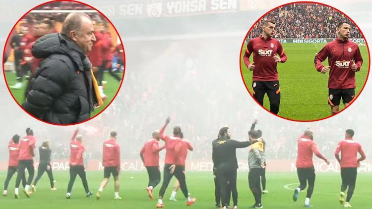 Son dakika: Galatasaray, Beşiktaş derbisi öncesi son antrenmanını Nef Stadında yaptı Gedson Fernandes detayı ve barışma...