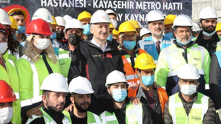 Başakşehir-Kayaşehir metro hattının yüzde 72si tamamlandı
