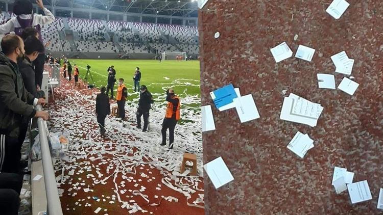 Ayet yazılı kağıttan ve Türk bayrağından konfeti skandalı sonrası açıklama Suçlu varsa cezasını çeksin