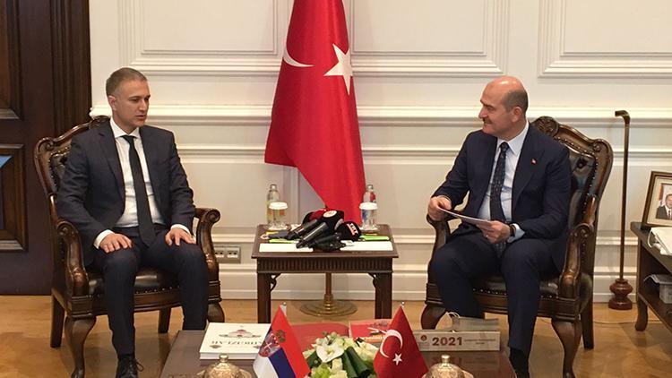 Bakan Soylu, Sırbistan Başbakan Yardımcısı Stefanoviç ile görüştü