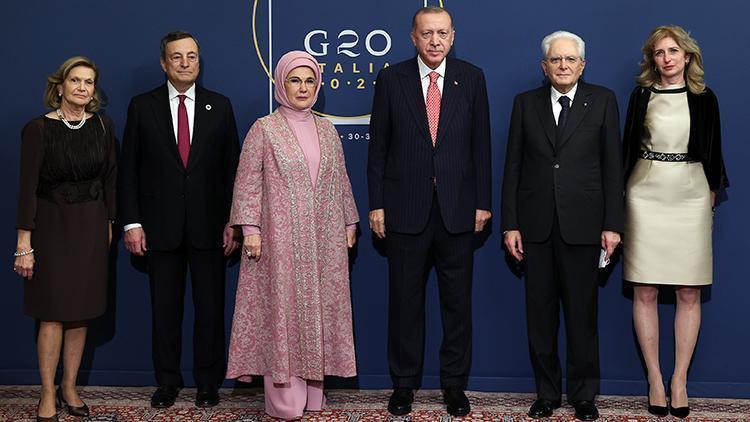 Erdoğan, G20 Liderleri onuruna verilen akşam yemeğine katıldı