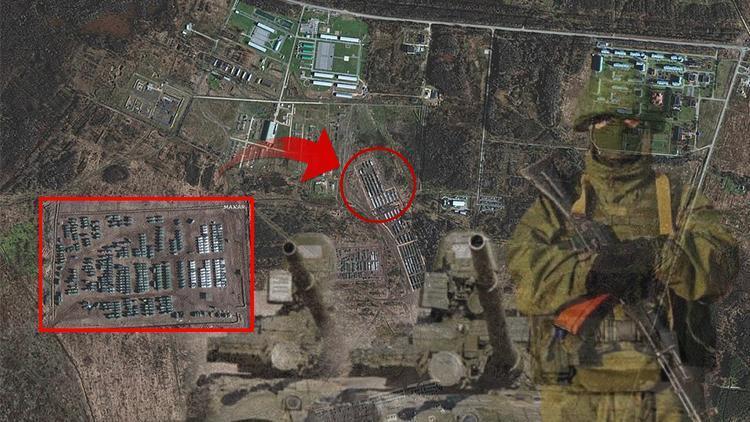 Son dakika: Uydu fotoğraflarıyla ortaya çıktı... Ukrayna sınırda askeri hareketlilik