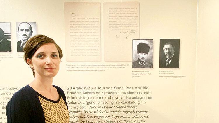 Atatürk’ün Fransızca mektubu sergide