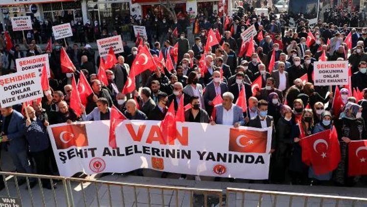 Vanda Lütfü Türkkana tepki yürüyüşü