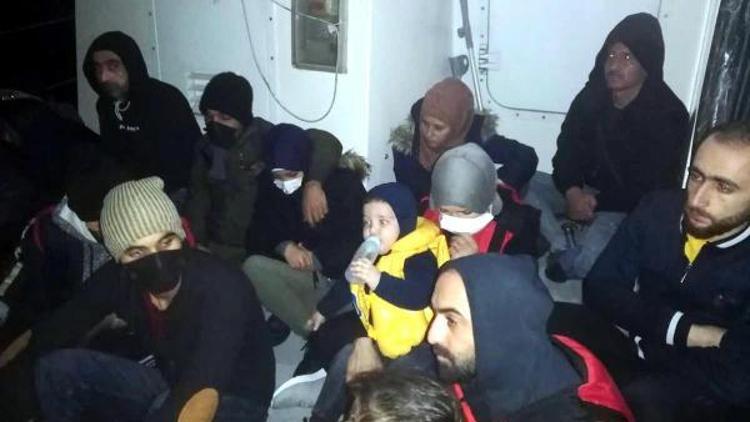 Datçada 23 kaçak göçmen kurtarıldı