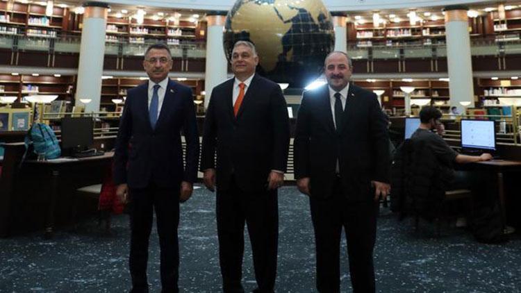 Macaristan Başbakanı Orban, Millet Kütüphanesini ziyaret etti