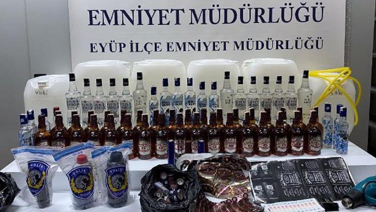 Eyüpsultanda ele geçirildi: İhbar üzerine ekiplerden baskın