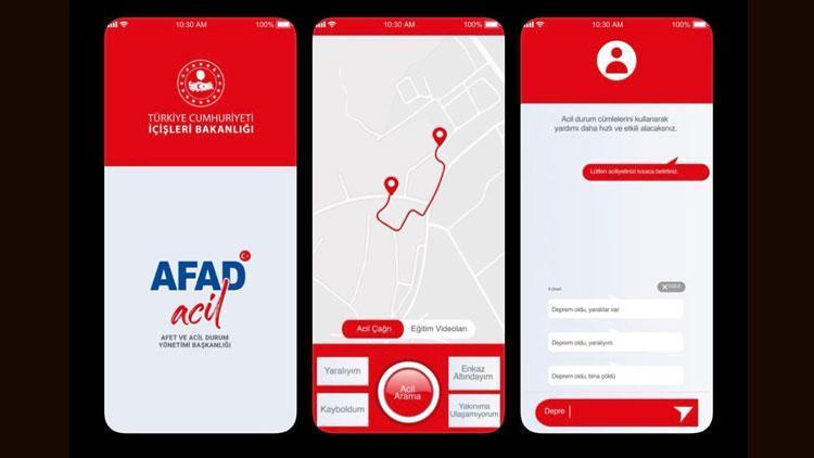 AFAD Acil mobil uygulaması kullanıma sunuldu