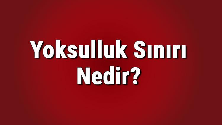 Yoksulluk sınırı nedir, neye göre belirlenir Yoksulluk ve açlık sınırı neleri kapsar