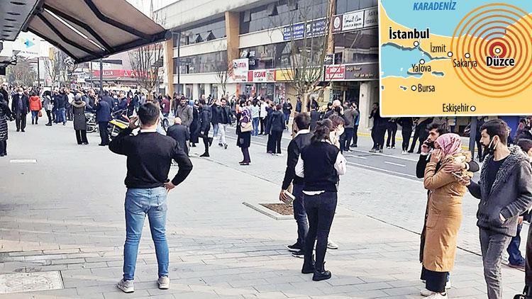 Düzce depremi Marmara’yı korkuttu