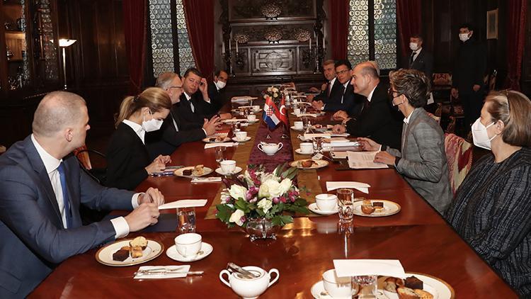 İçişleri Bakanı Soylu, Hırvatistan Başbakan Yardımcısı Bozinovic ile görüştü