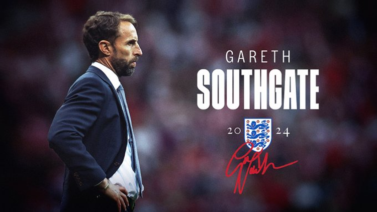 Gareth Southgate ile sözleşme yenilendi 2024...