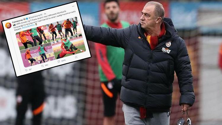 Galatasaray antrenmanında Fatih Terim detayı Derbi yenilgisi ve kırmızı kart sonrası...