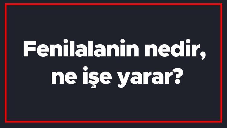 Fenilalanin nedir, ne işe yarar Fenilanin neden yükselir, zararlı mıdır