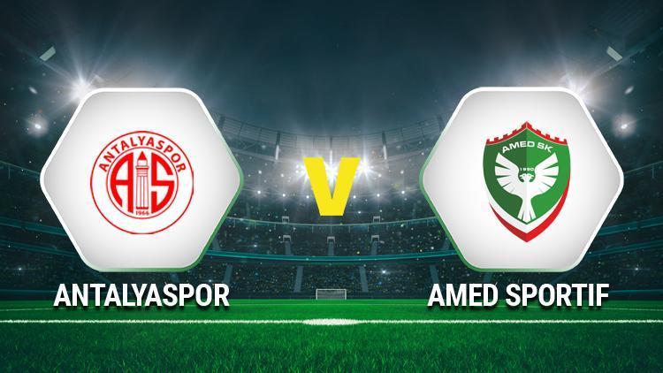 Antalyaspor Amed Sportif maçı saat kaçta, hangi kanalda