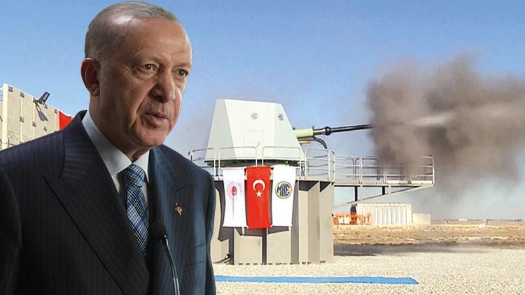 Milli deniz topundan ilk atış... Erdoğan: Ambargolar bitecek