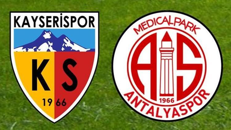 Antalyaspor ile Kayserispor 37. randevuda