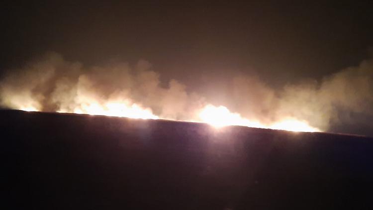 Sultan Sazlığı Milli Parkındaki yangın, 7 saatte söndürüldü