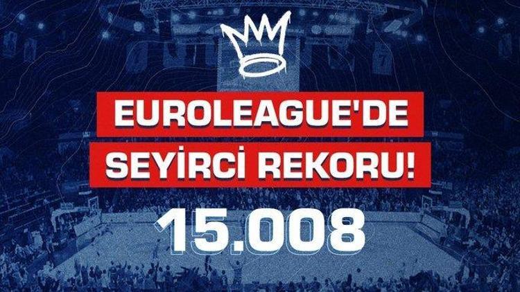 Anadolu Efes’ten Euroleague’de seyirci rekoru
