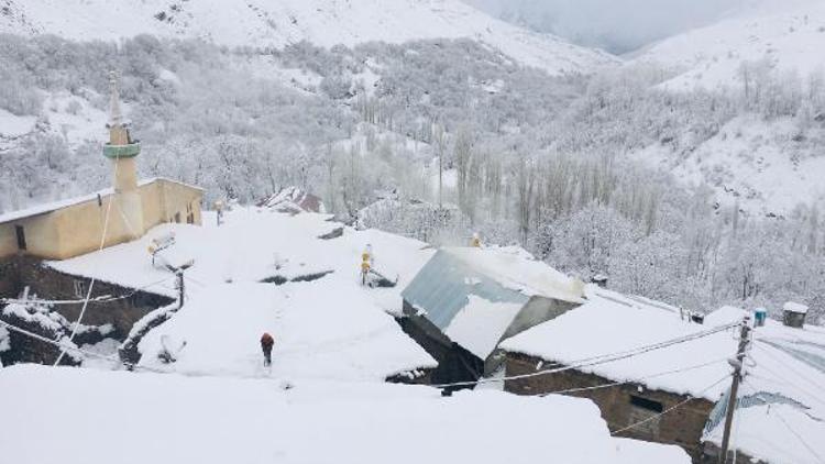 Vanda kar kalınlığı 10 cmyi buldu, 83 yerleşim yeri kardan kapandı