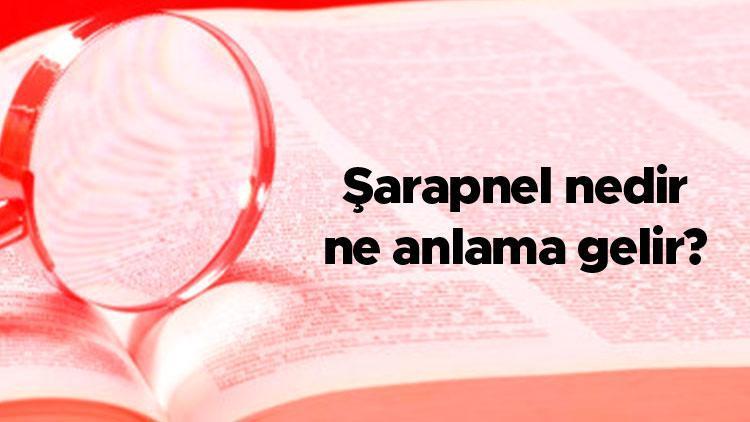 Şarapnel nedir, ne anlama gelir Şarapnel parçası ne demek