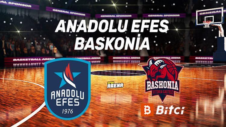 Anadolu Efes Baskonia Euroleague maçı saat kaçta, hangi kanalda, şifreli mi