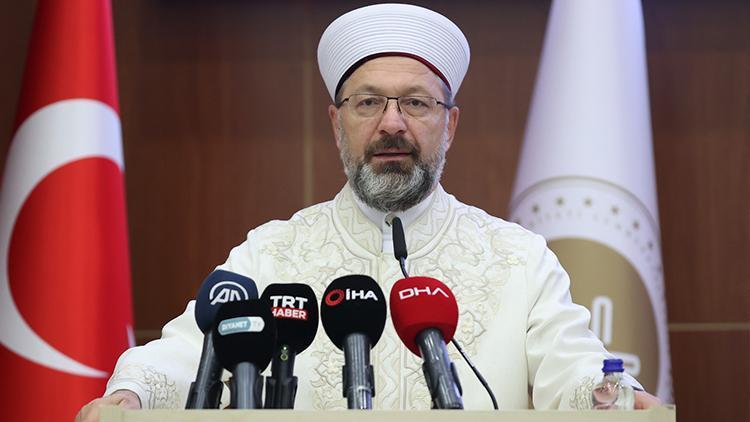 Diyanet İşleri Başkanı Erbaş: Vatandaşlarımız arasında çimento olmaya çalışıyoruz