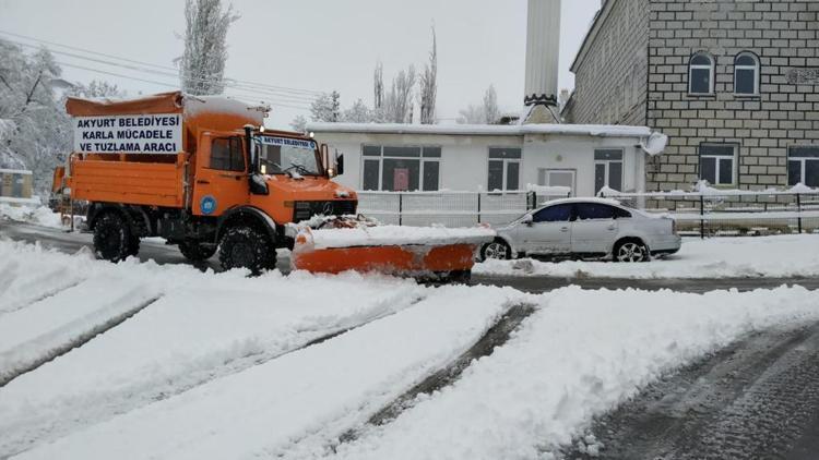 Kar Ankara’ya giriş yaptı