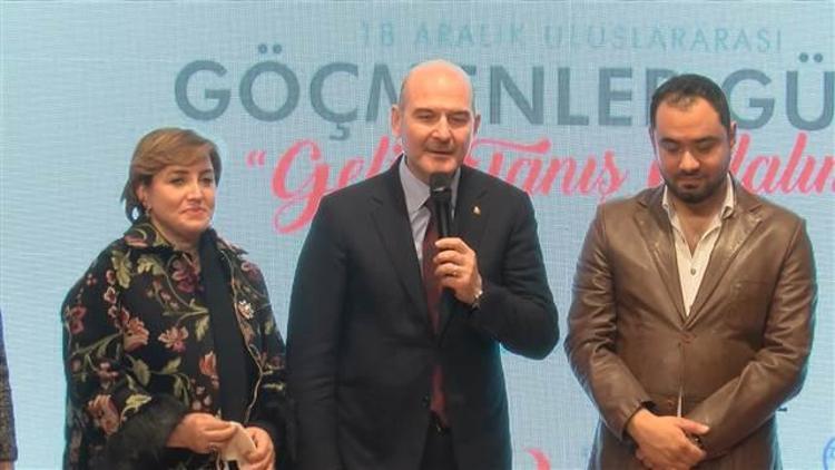 İçişleri Bakanı Soylu, göçmenler günü etkinliğine katıldı