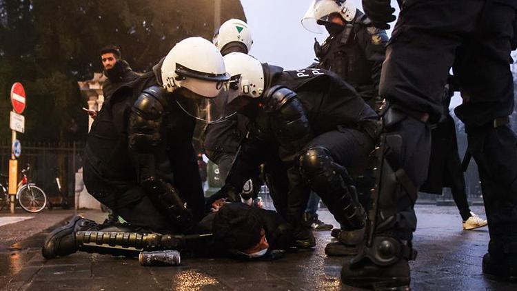 Belçika’daki protestolarda gözaltı sayısı 55’e yükseldi