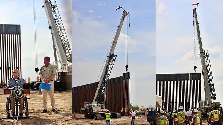 Texas eyaleti Meksika sınırında hükümetten bağımsız duvar örüyor