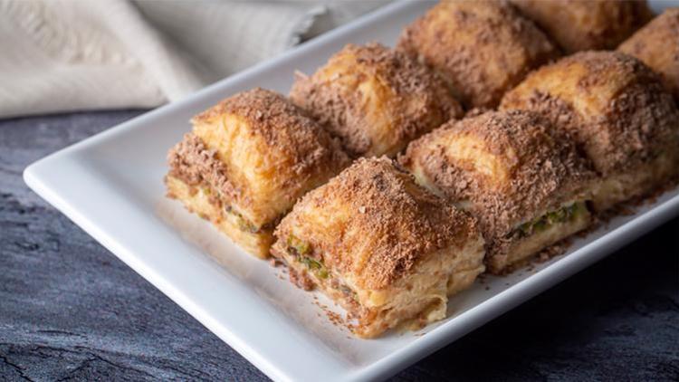 Çikolatalı sütlü soğuk baklava tarifi