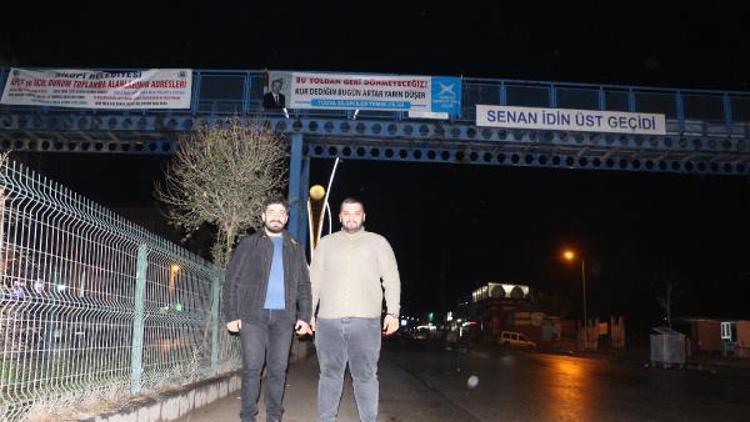 HDPli Belediye Cumhurbaşkanı Erdoğanın sözünün yer aldığı pankartın asılmasına izin vermedi