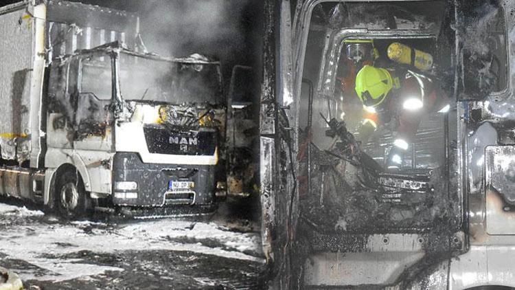 Mühlacker’de park halindeki Türk TIR’ı yandı