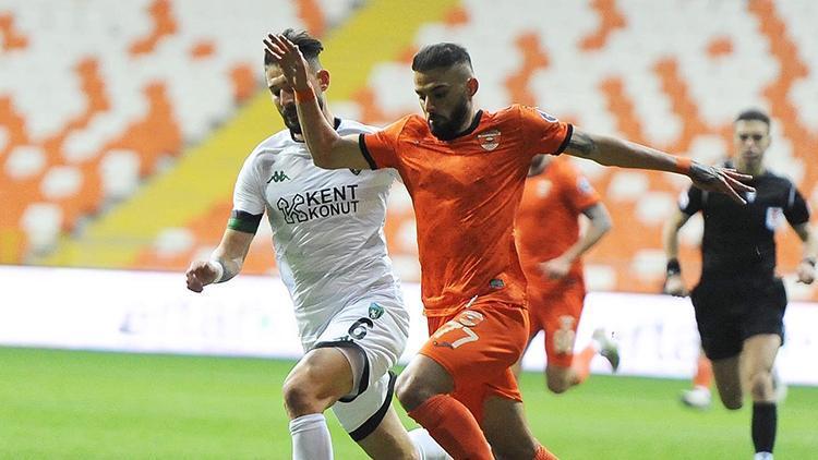 Adanaspor 3 puanı 2 golle aldı Kocaelispor...