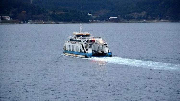 Gökçeadaya bazı feribot seferleri iptal edildi