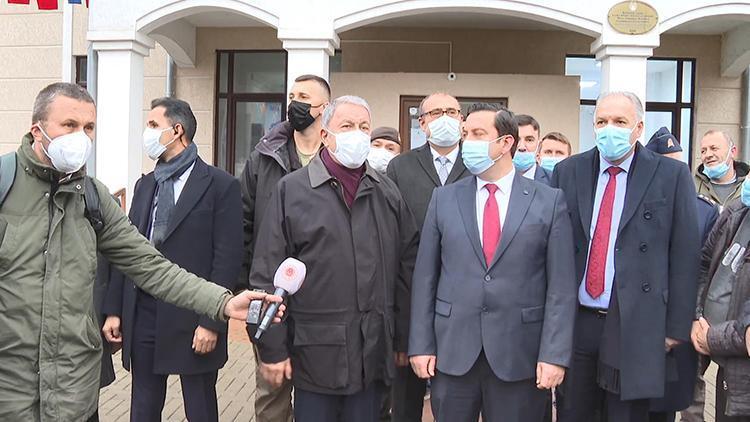 Bakan Akar, Mamuşa’da resmi temaslarda bulundu